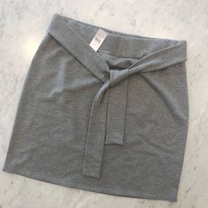 Loft grey mini skirt